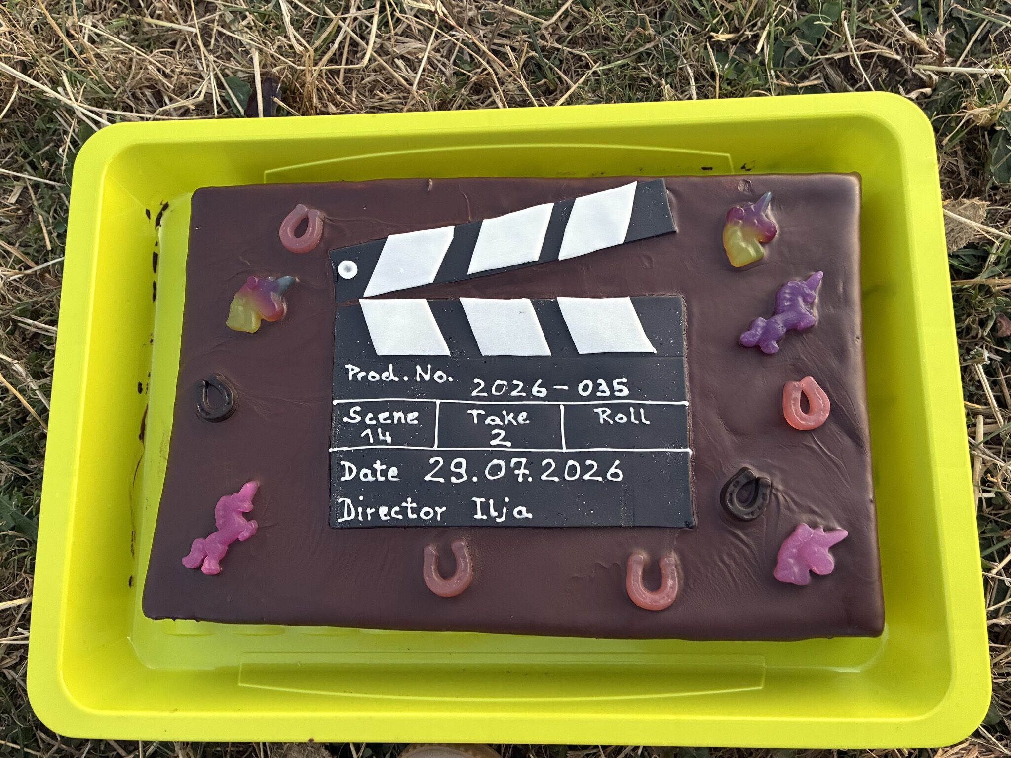 Torte Filmklappe